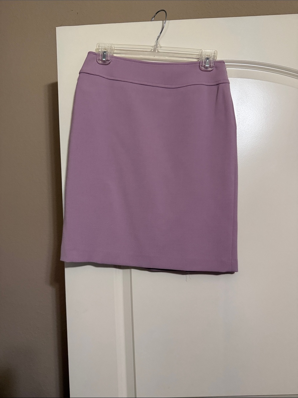 Lavender Knit Mini Skirt - Women's Classic Pull-On